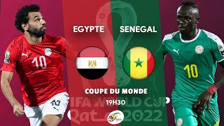 EGYPTE  SENEGAL LIVE  LA REVANCHE POUR SALAH   BARRAGES COUPE DU MONDE  CDM 2022 [upl. by Argela846]