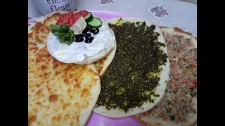 homemade Lebanese Manakish recipe with Sidra Zahid [upl. by Ivana]