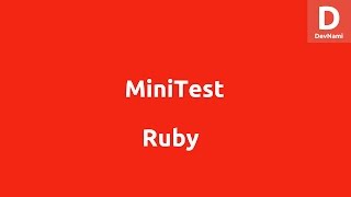 How to Use MiniTest in Ruby [upl. by Enaira]