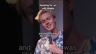 Applying for uni with Malala standupcomedy [upl. by Westfall]