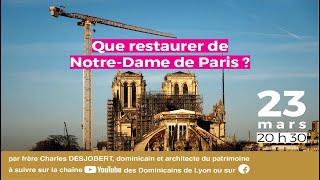 Que restaurer de NotreDame de Paris [upl. by Varrian]