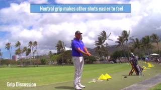 Malaska Golf  Teaching Clinic at Waialae CC Hawaii  Grip Controlling the Club Face [upl. by Vel]