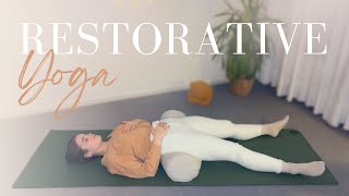 Restorative Sleep Yoga For Beginners Relax And Unwind With Back Poses [upl. by Muller63]