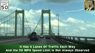 Delaware Turnpike I95 amp I295 North to NJ PA [upl. by Nibas]