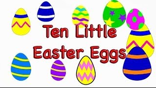 Easter Preschool Song Ten Little Easter Eggs  LittleStoryBug [upl. by Bollay]