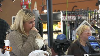 Caught on camera Grocery store shoppers get a surprise [upl. by Haff]