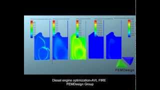 Diesel engine simulation and optimizationAVL FIRE [upl. by Tigram]