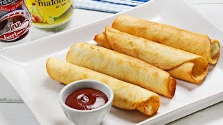 Flautas de jamón y queso Ybarra [upl. by Denten]