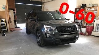 2016 Explorer Sport 060 Before and after tune [upl. by Netfa868]