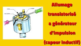 Moteur essence  allumage transistorisé avec capteur inductif [upl. by Yellat]