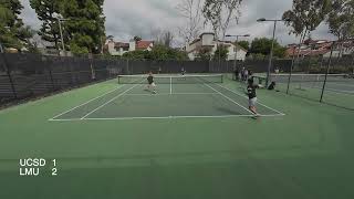 24 Sectionals QF UCSD A vs LMU A  Mens Doubles [upl. by Silirama]