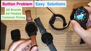 BUTTON DONT PUSH PROBLEM REPAIR Haylou Huawei Mi applewatch amazfit [upl. by Keraj]