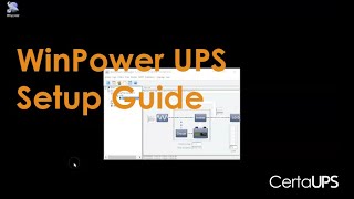 WinPower UPS Setup Guide CertaUPS [upl. by Maud]