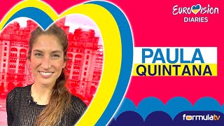 PAULA QUINTANA coreógrafa de BLANCA PALOMA desmiente un mix de las versiones de EAEA en Eurovisión [upl. by Annaeed]