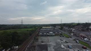 Drone Clips  Llanfairpwllgwyngyllgogerychwyrndrobwllllantysiliogogogoch Wales United Kingdom  HD [upl. by Hannaj660]