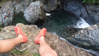 CLIFF JUMPING IN THE RAINFOREST  PUERTO RICO ADVENTURE VLOG [upl. by Ecital]