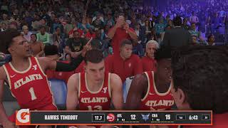 【2K25 NBA】Atlanta Hawks vs Charlotte Hornets [upl. by Zosi]