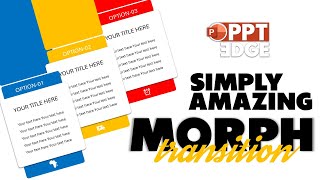 Interactive 3 Options Slide in PowerPoint Using Morph Transition [upl. by Patt]