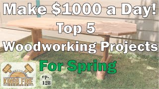 Highest MoneyMaking Woodworking Projects of all Time [upl. by Azaleah247]