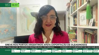 Greve nos portos argentinos afeta exportação de oleaginosas [upl. by Arved]