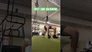 FIRST TIME Trying Backbends [upl. by Kcireddor]