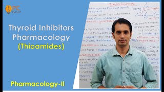 Thyroid Inhibitors Antithyroid Drugs Pharmacology Part 1 Thioamides [upl. by Linetta]