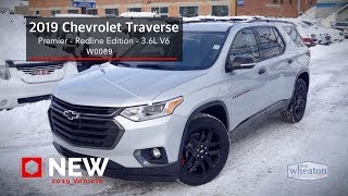 2019 Chevrolet Traverse PREMIER REDLINE EDITION  W0089  Walkaround [upl. by Alina749]