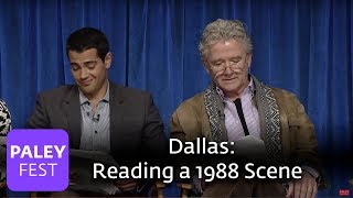 Dallas  Patrick Duffy and Jesse Metcalfe Read a Scene from a 1988 Episode [upl. by Maidy]