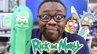 RICK AND MORTY Sent Me Stuff from GameStop Mystery Unboxing [upl. by Seravart]