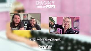 Exkluzív DAGNY interjú 🍓 magyar felirattal a Sziget Fesztivál előtt  MUSICDAILY [upl. by Anyalram78]