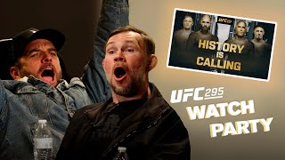 Forrest Griffin and TJ Lavin React to UFC 295  UFC Watch Party [upl. by Alysia]