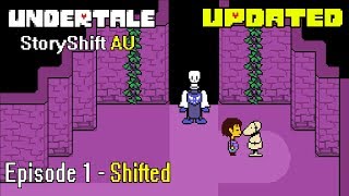 Storyshift Episode 1  ShiftedUndertale Comic DubUpdatedUnofficial [upl. by Layod]