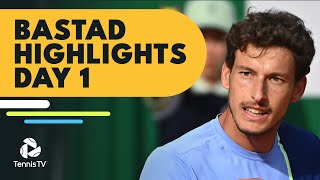 Carreno Busta Faces Wawrinka Musetti Djere Feature  Bastad 2022 Highlights Day 1 [upl. by Stinky955]