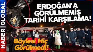 Cumhurbaşkanı Erdoğana Kırgizistanda Tarihi Karşılama Havalimanında Böyle Karşılama Görülmedi [upl. by Seigler69]