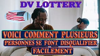 DV LOTTERY  A EVITER ABSOLUMENT POUR AUGMENTER VOTRE CHANCE [upl. by Aicnetroh]