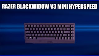 Игровая клавиатура Razer BlackWidow V3 Mini HyperSpeed Green Yellow Switch [upl. by Jerrol]