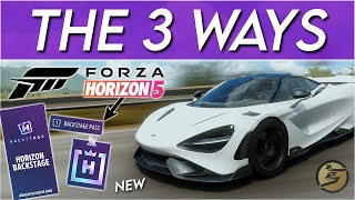 HOW TO GET Backstage Passes Forza Horizon 5 Horizon Backstage 3 WAYS [upl. by Luapsemaj]