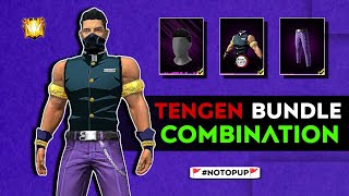 Tengens Bundle Dress Combination Free Fire🤯Free Fire Free Dress Combination  freefire [upl. by Jilleen]