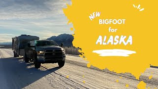 Bigfoot Travel Trailer Picking up our new Tiny Home on wheels [upl. by Sisenej35]