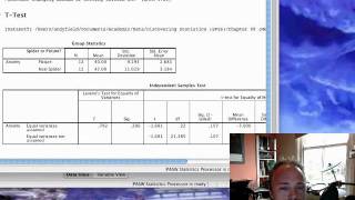 tTests Using SPSS [upl. by Elianora135]