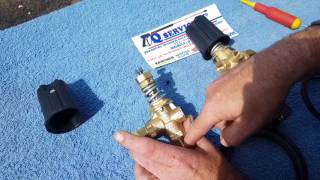 QWASHERS YOUTUBE HOW TO SETUP REPAIR FAULT FIND PA 60225000 VB9 UNLOADER VALVE PRESSURE WASHER [upl. by Gorrono955]