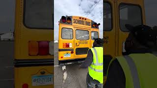 School bus pre trip inspection 1 part [upl. by Fredella]