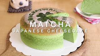 Matcha Japanese Cheesecake  Delicious Baking Recipe  Craft Passion [upl. by Tempa471]