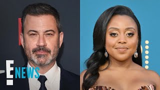 Jimmy Kimmel Apologizes to Emmy Winner Quinta Brunson  E News [upl. by Neeham]