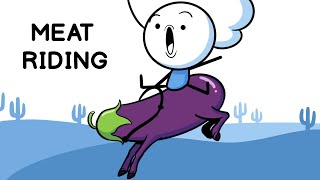 Meat Riding  Animated Story [upl. by Hanimay]