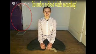 Youtuber robbed while recording Caught on video [upl. by Ahen559]