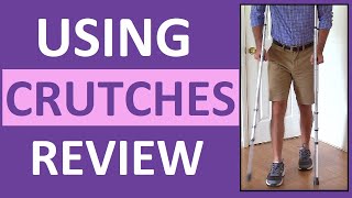 How to Use Crutches  2 3 4Point Gait SwingToThrough Stairs Nursing NCLEX [upl. by Aufa]