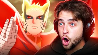 BARYON MODE NARUTO VS ISSHIKI Boruto Episode 217 Reaction [upl. by Amling]