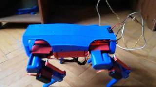 Arduino quadruped robot [upl. by Rolando568]