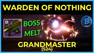 Warden of Nothing  Grandmaster Nightfall Guide Platinum Rewards [upl. by Avehsile]